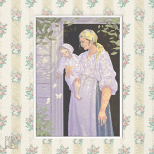 Wydruk ilustracji "Moja wieś"